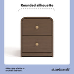 Santos hazelnut nightstand style callout