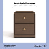Santos hazelnut nightstand style callout