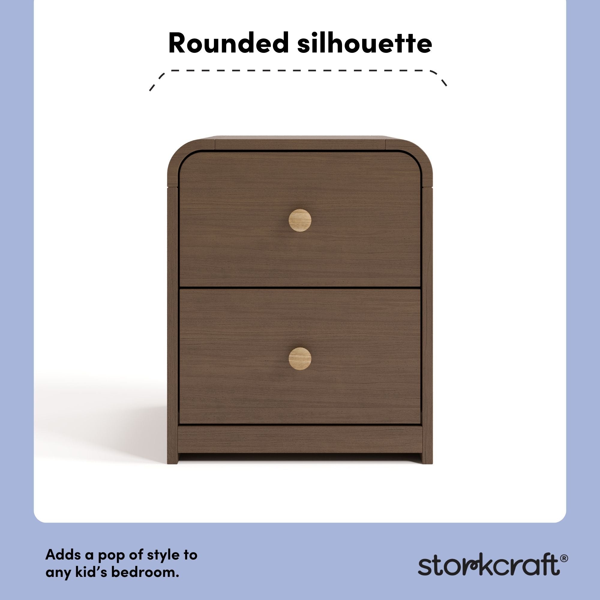 Santos hazelnut nightstand style callout