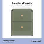 Santos olive nightstand style callout