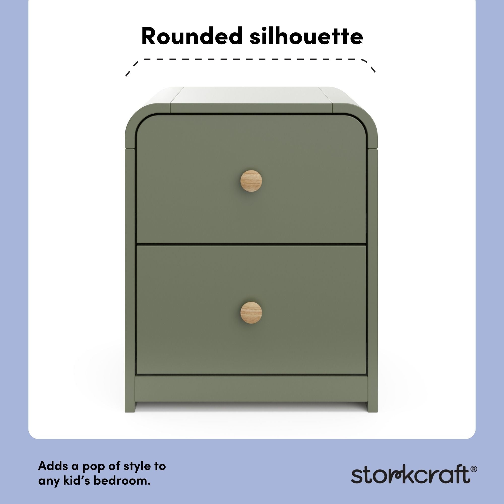 Santos olive nightstand style callout
