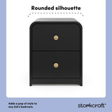 Santos black nightstand style callout