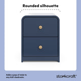 Santos midnight blue nightstand style callout