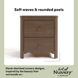 Casablanca hazelnut 2 drawer nightstand style callout