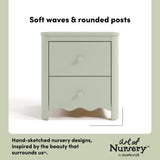 Casablanca sage 2 drawer nightstand style callout