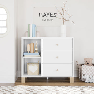 California 3 Drawer Combo Dresser | Storkcraft