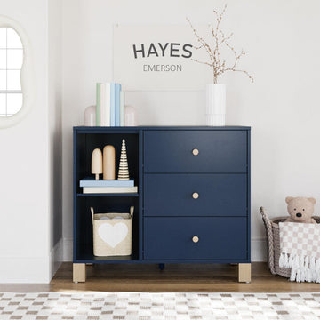 California 3 Drawer Combo Dresser