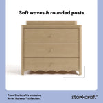 Casablanca driftwood 3 drawer chest with topper style callout