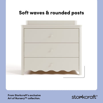 Storkcraft® Casablanca™ 3 Drawer Chest with Removable Changing Table Topper