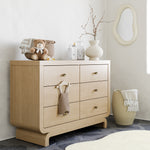 Santorini driftwood 6 drawer dresser in nursery