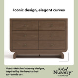 Santorini hazelnut 6 drawer dresser style callout