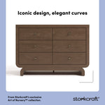 Santorini hazelnut 6 drawer double dresser style callout