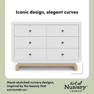 white dresser for nursery Haven White Nursery Dresser