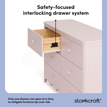 Storkcraft® Casablanca™ 6 Drawer Dresser