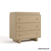 Texas 3 Drawer Chest with Removable Changing Topper