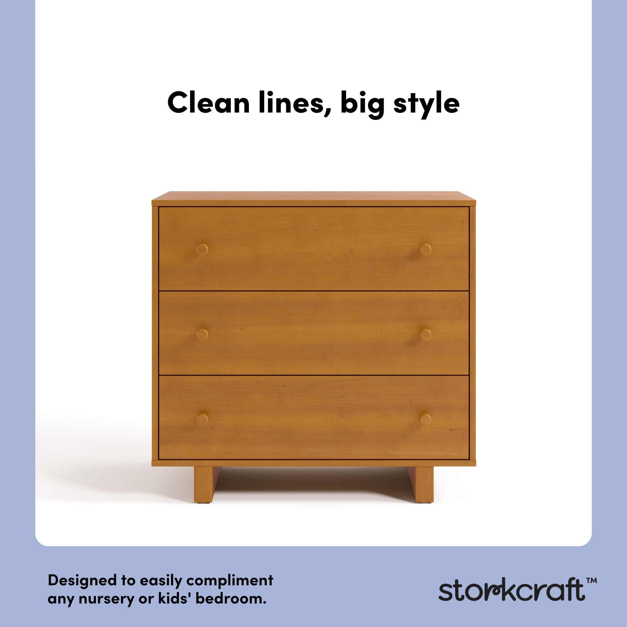 Texas almond 3 drawer chest with changing topper style callout