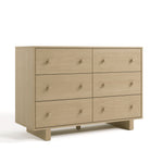 Texas driftwood 6 drawer dresser angle view