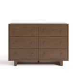 Texas hazelnut 6 drawer dresser front view