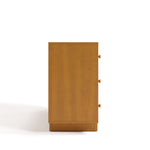 Texas almond 6 drawer dresser side view