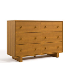 Texas almond 6 drawer dresser angle view