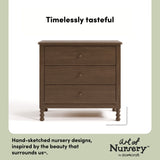 Rio hazelnut 3 drawer chest with changing topper style callout