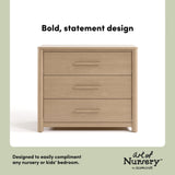 Malta driftwood 3 drawer chest with changing topper style callout