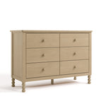 Rio driftwood 6 drawer dresser angle view