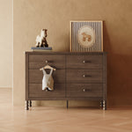 Rio hazelnut 6 drawer dresser in a nursery