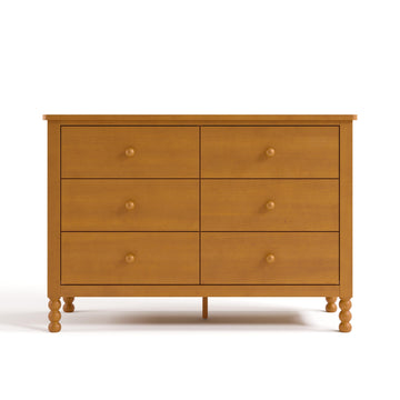 short 6 drawer dresser Luna Small 6 Drawer Dresser Natural by Comfort Pure