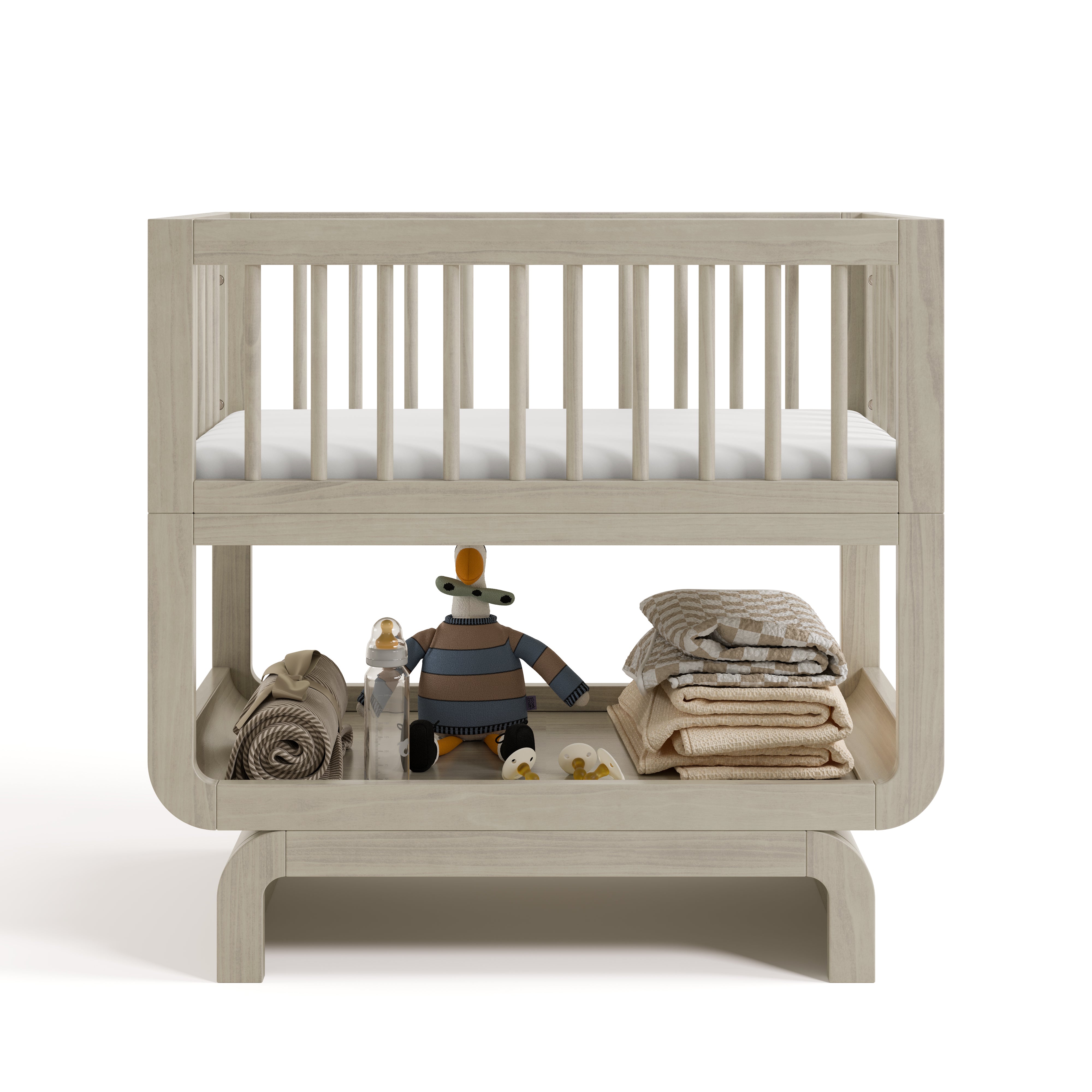 Santorini Bassinet in London Fog 