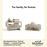 Santorini Bassinet in London Fog Conversion callout image
