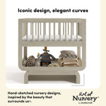 Santorini Bassinet in London Fog design callout image