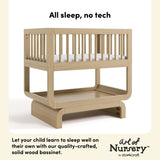 Santorini driftwood bassinet quality crafted callout