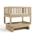 Santorini driftwood bassinet angle view