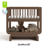 Santorini hazelnut bassinet with GGG and PTPA logo on top left