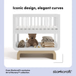 Santorini white with driftwood bassinet style callout