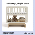Santorini frosted oat with driftwood bassinet style callout