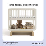 Santorini frosted oat with driftwood bassinet style callout