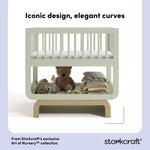 Santorini sage with driftwood bassinet style callout