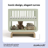 Santorini sage with driftwood bassinet style callout