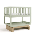 Santorini sage with driftwood bassinet angle view