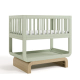 Santorini sage with driftwood bassinet angle view