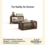 Casablanca hazelnut bassinet conversions callout