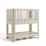 Casablanca frosted oat bassinet angle view