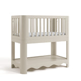 Casablanca frosted oat bassinet angle view