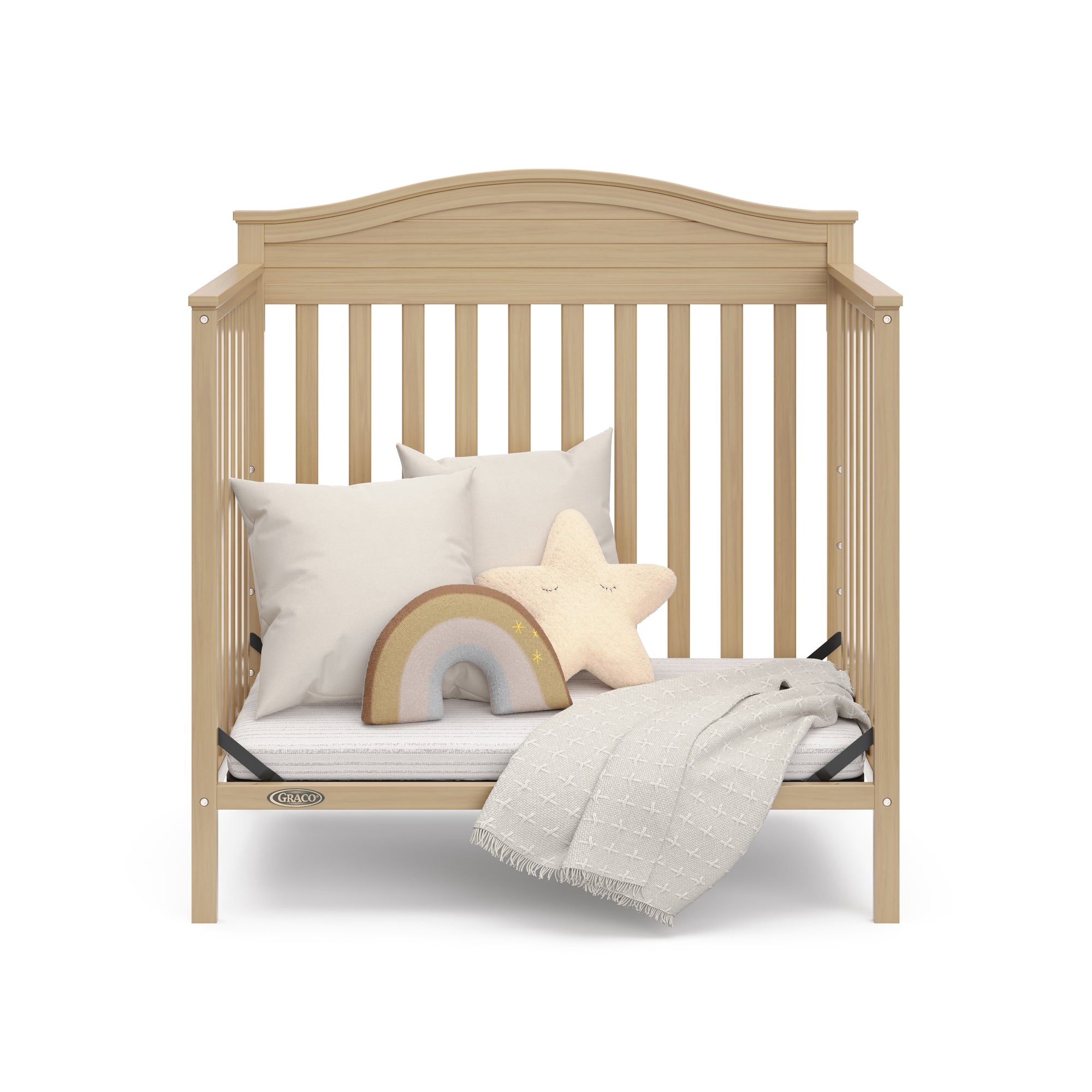 Graco® Stella 4in1 Convertible Mini Crib with Bonus Mattress Storkcraft