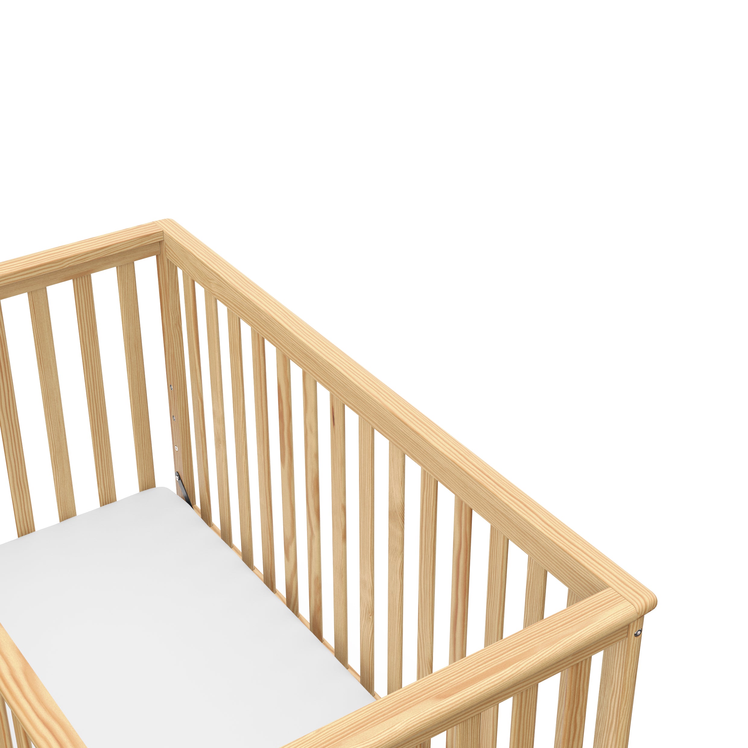 Hillcrest natural crib top view