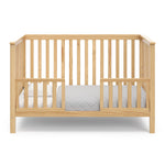 Hillcrest natural crib converted to toddler bed