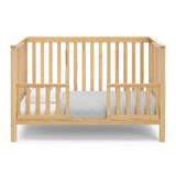 Hillcrest natural crib converted to toddler bed