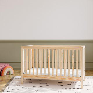 natural crib in nursery